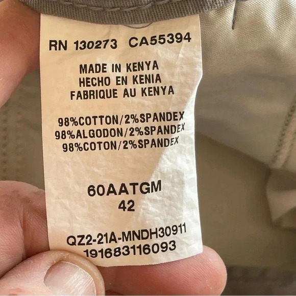 Wrangler Relax Fit Cargo Grey Shorts Men size 42 - Picture 8 of 10